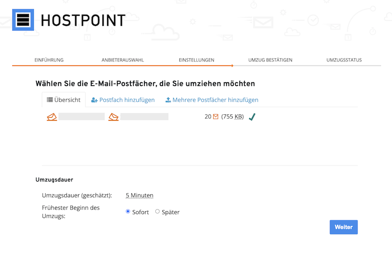 Audriga E Mail Umzug 03 de