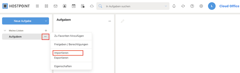 Cloud Office Import