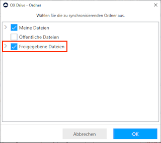 CloudOfficeDrive FreigegebeneOrdner Windows de
