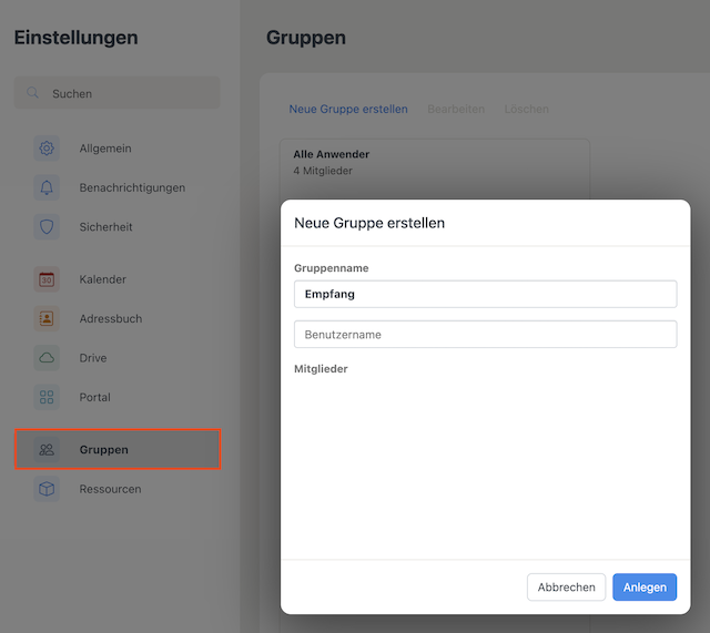 Cloud Office Gruppen de