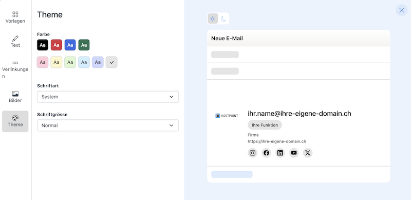 Cloud Office HTML Signatur 02 de