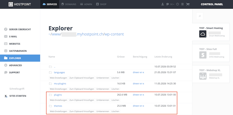 Explorer WP Plugin Theme de