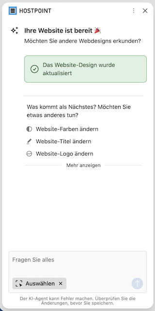 WordPress KI Assistent 02 de