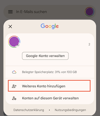 E Mail Konfiguration Android Gmail 01 DE