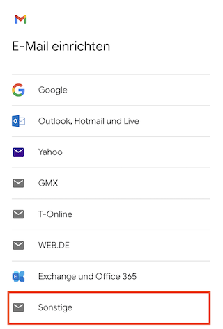 E Mail Konfiguration Android Gmail 02 DE
