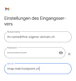 E Mail Konfiguration Android Gmail 06 DE