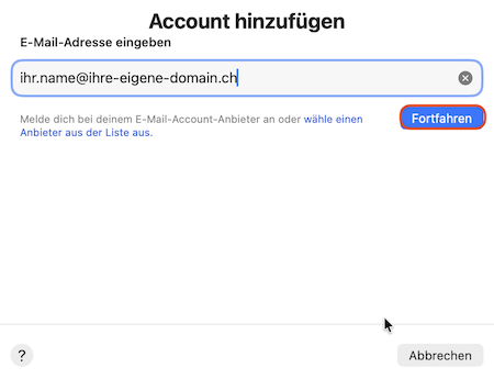 E Mail Konfiguration Apple Mail 02 de