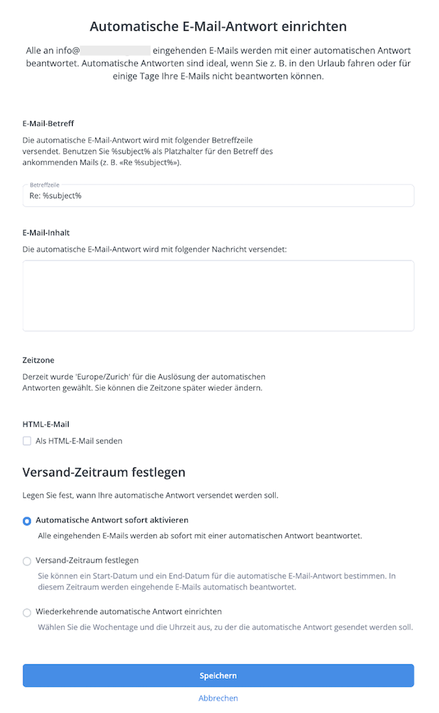 Autoresponder Overlay de