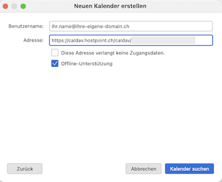 Thunderbird CalDAV Kalender hinzufuegen 01 DE