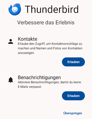 Thunderbird App 09 de