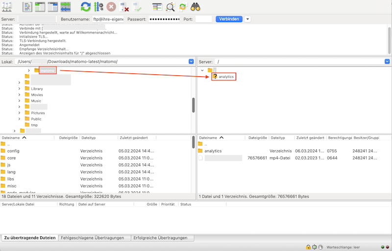 Matomo FTP Client de