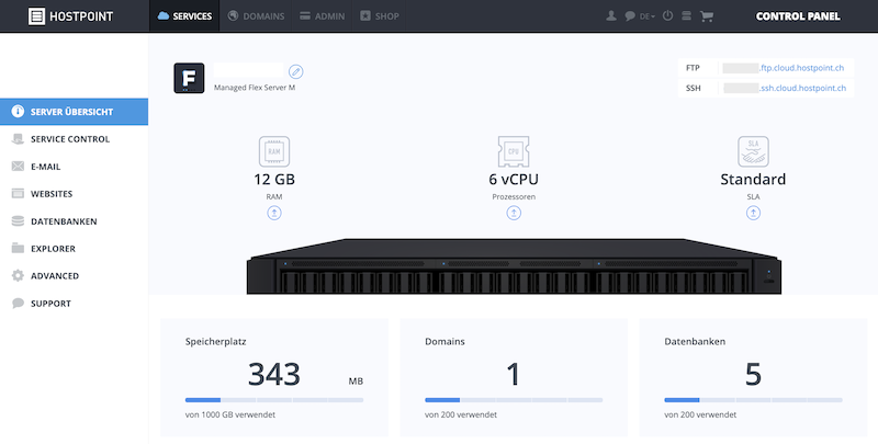 Managed Flex Server Uebersicht de