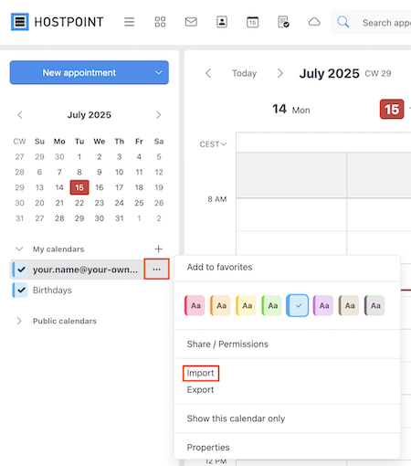 Cloud Office import
