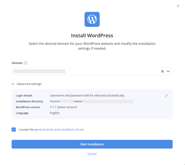 WordPress installieren 03 en
