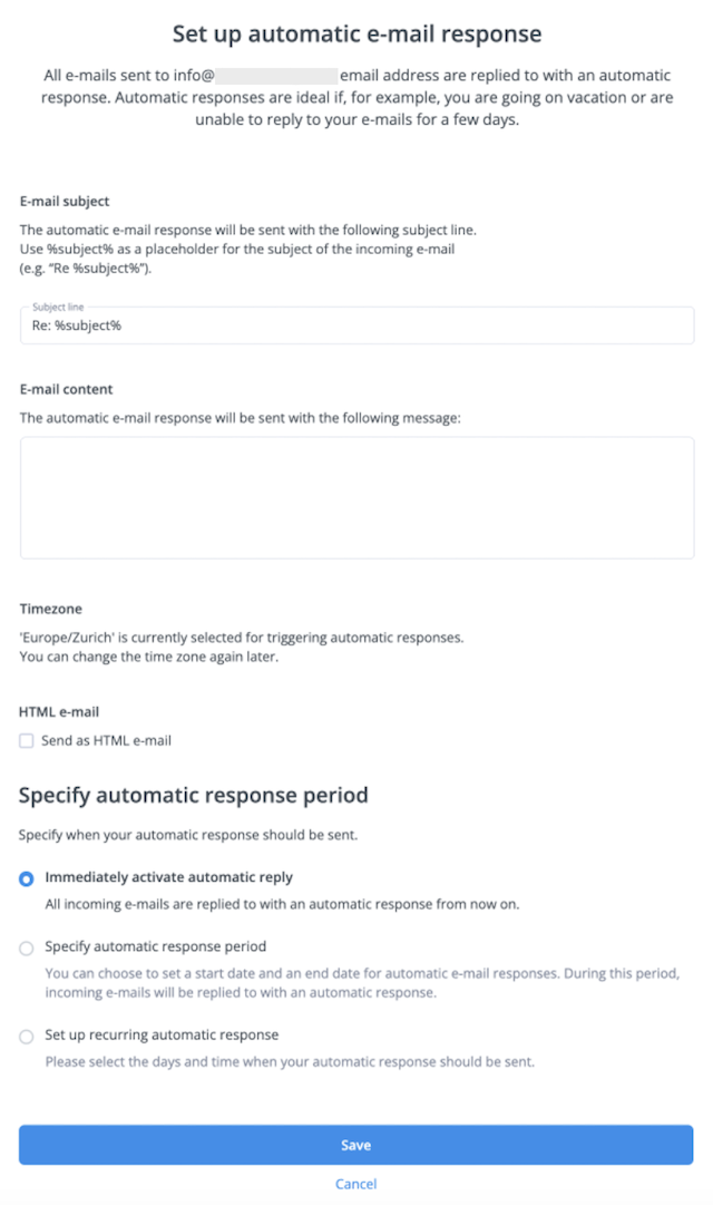 Autoresponder Overlay en
