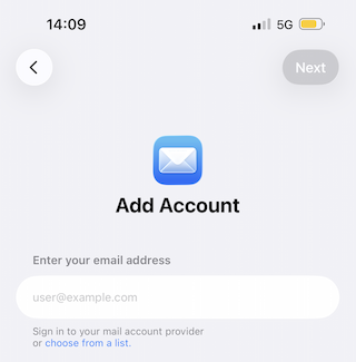 E Mail Konfiguration iPhone 04 en