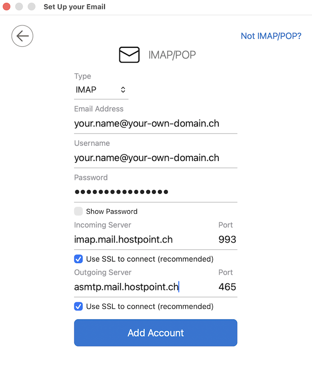 E Mail Konfiguration Outlook fuer Mac klassisch 05 de