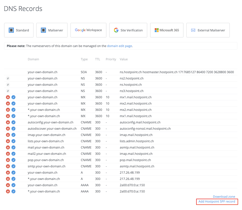 SPF Record