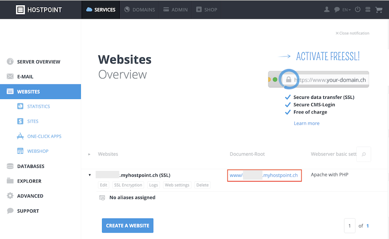 Webhosting Konfigurationsdatei 01 en