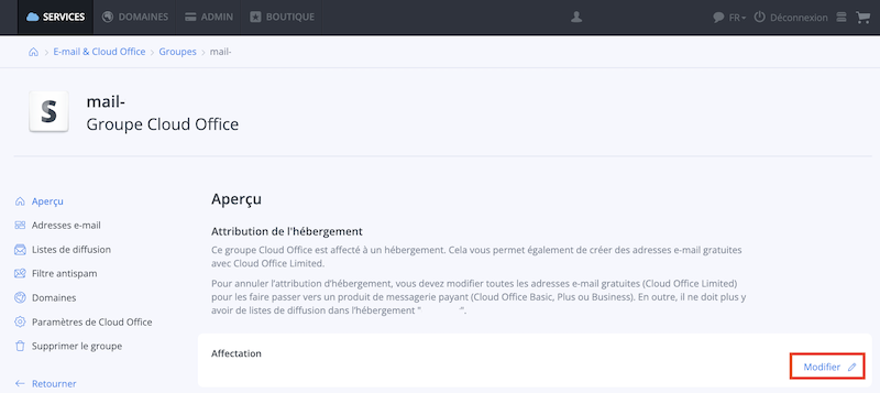CloudOfficeGruppe von Hosting losen 02 FR