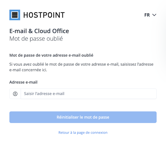 Cloud Office PW vergessen 02 fr
