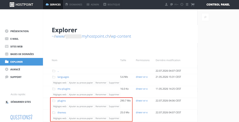 Explorer WP Plugin Theme fr