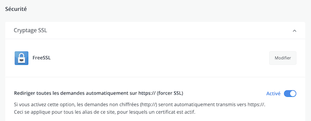 Website SSL forcieren fr