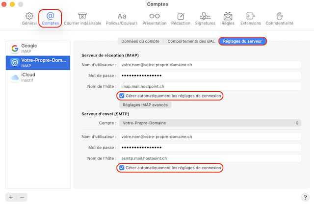 E Mail Konfiguration Apple Mail 07 fr
