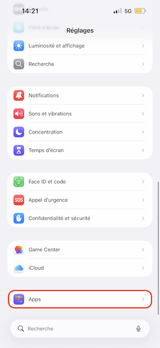 Configurez votre iPhone ou iPad