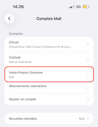 E Mail Konfiguration iPhone 09 fr