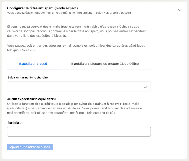 CP Spamscanner blockierte Absender fr