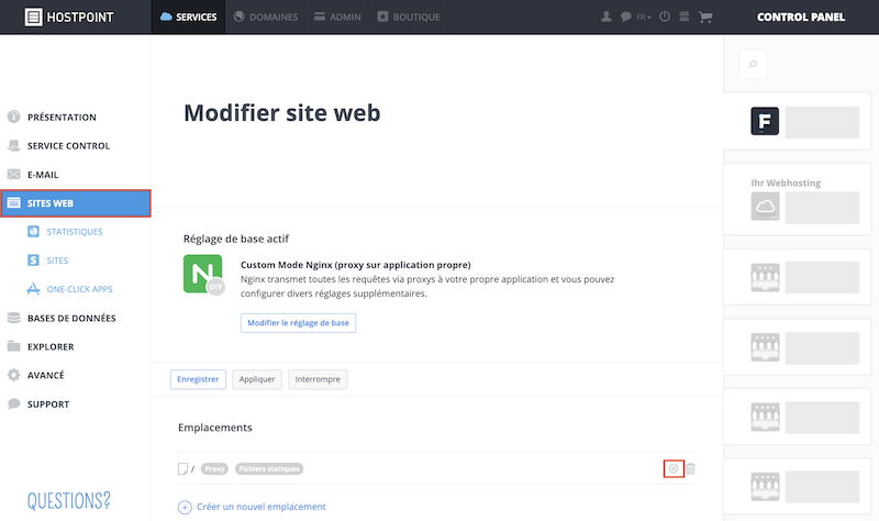 NodeJS Backend Server Adresse 01 fr