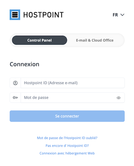 Hostpoint Control Panel