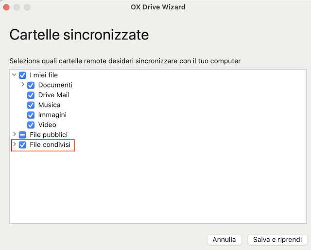 CloudOfficeDrive FreigegebeneOrdner it