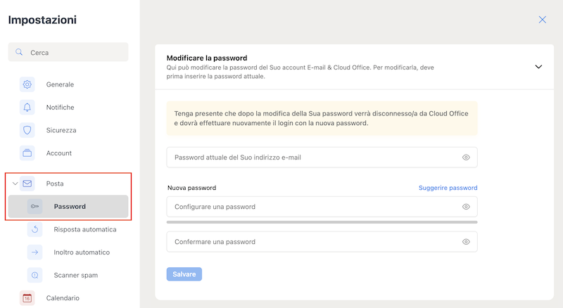 E Mail Passwort aendern CloudOffice it