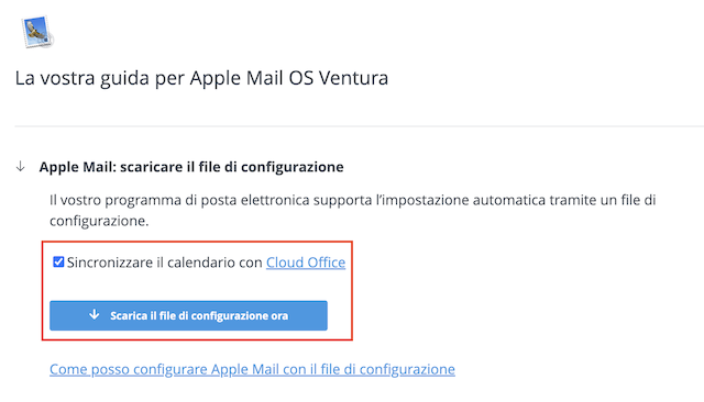 E Mail Assistent Konfigurationsdatei macOSMail it