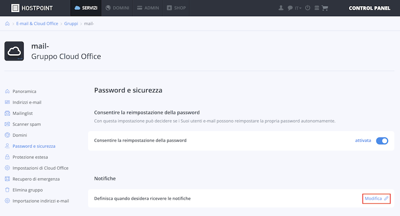 Cloud Office E Mail Benachrichtigung it