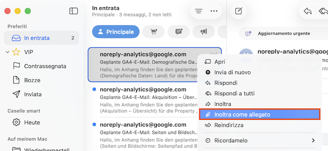 Apple Mail Als Anhang weiterleiten it