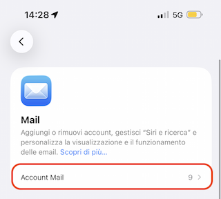 Impostate l’account e-mail con il vostro iPhone o iPad