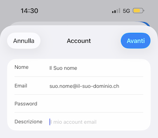 E Mail Konfiguration iPhone 06 it