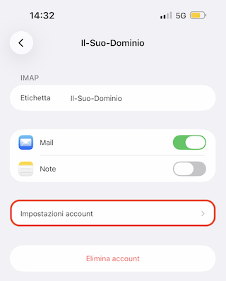 E Mail Konfiguration iPhone 10 it