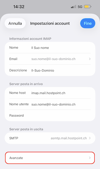 E Mail Konfiguration iPhone 11 it
