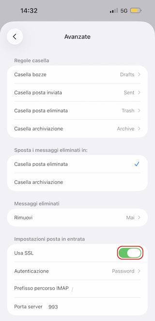 E Mail Konfiguration iPhone 12 it