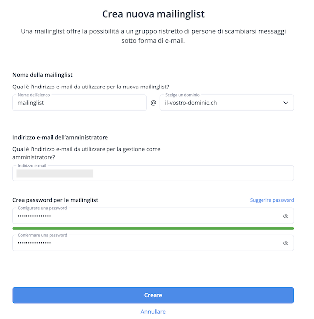 Mailingliste erstellen it