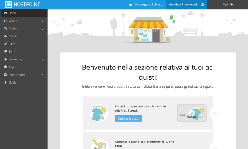 Sezione di amministrazione