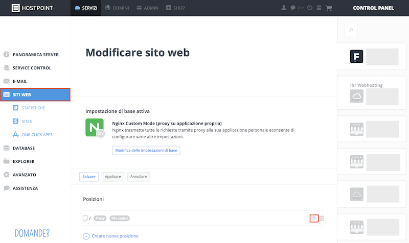 NodeJS Backend Server Adresse 01 it