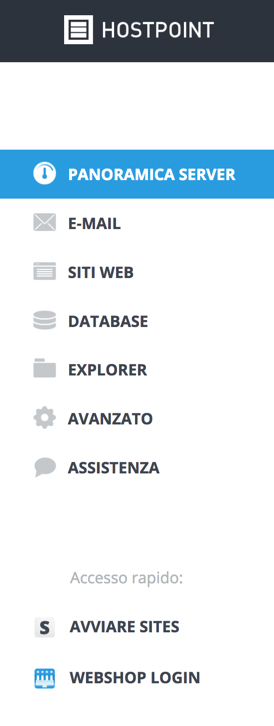 Hostpoint Control Panel